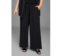 Schlupfhose LAURA SCOTT CURVE "Große Größen", Damen, Gr. 58, N-Gr, schwarz, Obermaterial: 100% Baumwolle, unifarben, lang, Hosen Schlupfhose, mit bequemem Komfortbund (83637720-58) schwarz