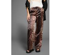 Schlupfhose LAURA SCOTT, Damen, Gr. 38, N-Gr, gemustert leo, Web, Obermaterial: 95% Polyester, 5% Elasthan, animal-print, figurumspielend lang, Hosen Schlupfhose, im Leo-Look (49445422-38) gemustert l