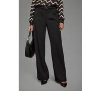 Schlupfhose LAURA SCOTT, Damen, Gr. 46, N-Gr, schwarz, Milano Rib, Obermaterial: 95% Polyester, 5% Elasthan, unifarben, comfort fit lang, Hosen Schlupfhose, mit Elasthan-Anteil, für Herbst und Winter,