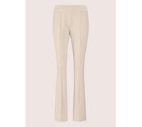 Schlupfhose MADELEINE "Bootcut-Hose Schlupfhose mit ausgestelltem Bein", Damen, Gr. 19, N + K Gr, grau (kiesel), Obermaterial: 65% Viskose CV. 30% Polyamid PA. 5% Elasthan EL., Modern, normal, Hosen S