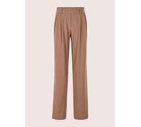 Schlupfhose MADELEINE "Bundfaltenhose mit weitem Bein Elegante Schlupfhose mit weitem Bein", Damen, Gr. 38, N + K Gr, nougatbraun, Obermaterial: 68% Polyamid ECONYL(R) PA ECONYL. 32% Elasthan EL., Mod