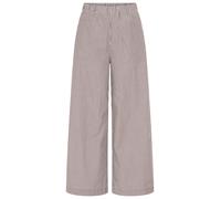 Schlupfhose MARC O'POLO DENIM, Damen, Gr. L, N-Gr, dunkelrot, Web, Obermaterial: 100% Baumwolle, gestreift, normal, Hosen Schlupfhose, weites Bein, elastischer Bund, fein gestreift (43810906-L) dunkel