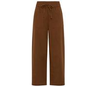Schlupfhose MARC O'POLO DENIM, Damen, Gr. L, N-Gr, umbra braun, Web, Obermaterial: 56% Leinen, 44% Baumwolle, unifarben, lang, Hosen Schlupfhose, im Leinen-Baumwoll-Mix (36650613-L) umbra braun