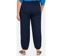 Schlupfhose SHEEGO, Damen, Gr. 46, Normalgrößen, blau (marine), 100% Viskose, unifarben, Hosen Schlupfhose (72696665-46) marine