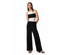 Schlupfhose MELROSE, Damen, Gr. 40, N-Gr, schwarz, Crêpe, Obermaterial: 97% Polyester, 3% Elasthan, unifarben, bequem knöchellang, Hosen Schlupfhose (51590519-40) schwarz