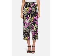 Schlupfhose BETTY BARCLAY "Betty Barclay Schlupfhose mit Eingrifftaschen", Damen, Gr. 42, Normalgrößen, schwarz (schwarz, khaki), Obermaterial: 94% Polyester, 6% Elasthan., modisch, relaxed fit 3/4-Lä