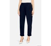 Schlupfhose BETTY BARCLAY "Damen mit Eingrifftaschen", Damen, Gr. 40, Normalgrößen, dunkelblau, Jersey, Obermaterial: 53% Baumwolle, 40% Polyamid, 7% Elasthan, relaxed fit 7/8-Länge, Hosen Schlupfhose