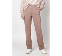 Schlupfhose MONARI "Hose Bella Basic Regular", Damen, Gr. 36, N-Gr, taupe, Web, Obermaterial: 55% Polyester, 38% Viskose, 7% Elasthan. Bündchen: 80% Polyester, 20% Elasthan, unifarben, regular fit lan