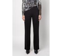 Schlupfhose MONARI "Hose Bella Basic Regular", Damen, Gr. 44, N-Gr, schwarz, Web, Obermaterial: 55% Polyester, 38% Viskose, 7% Elasthan. Bündchen: 80% Polyester, 20% Elasthan, unifarben, regular fit l