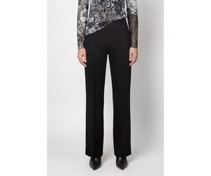 Schlupfhose MONARI "Hose Bella Basic Regular", Damen, Gr. 44, N-Gr, schwarz, Web, Obermaterial: 55% Polyester, 38% Viskose, 7% Elasthan. Bündchen: 80% Polyester, 20% Elasthan, unifarben, regular fit l