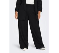 Schlupfhose ONLY CARMAKOMA "CARSTILLA ONE PANT JRS NOOS", Damen, Gr. 46, Länge 32, schwarz, Jersey, Obermaterial: 95% Polyester, 5% Elasthan, unifarben, regular fit lang, Hosen Schlupfhose, Materialmi