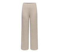 Schlupfhose ONLY "ONLILSE PANT STRUCTURE JRS NOOS", Damen, Gr. L, N-Gr, silber lining, Jersey, Obermaterial: 100% Polyester, unifarben, regular fit lang, Hosen Schlupfhose, Kunstfaser, regular fit (26