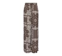 Only Schlupfhose ONLKAVI AMBELPULL UP WIDE PANTS WVN Damen XL/32 Chocolate Martini bedruckt Viskose