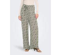 Schlupfhose ONLY "ONLPAKJA LIFE AOP BELT PANTS WVN NOOS", Damen, Gr. S (36), N-Gr, balsam grün aop:pakja print, Obermaterial: 100% Viskose, bedruckt, modisch, loose fit knöchellang, Hosen (54976241-S)