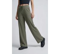 Schlupfhose ONLY "ONLSAKURA LOOSE PULL UP PANTS WVN", Damen, Gr. M, N-Gr, smokey olive, Web, Obermaterial: 55% Viskose, 45% Nylon, unifarben, loose fit lang, Hosen Schlupfhose, Viskosemischung, loose
