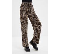 Schlupfhose ONLY "ONLSILVA LOOSE PANTS WVN NOOS", Damen, Gr. M (38), N-Gr, nomad aop:le grand leo, Web, Obermaterial: 100% Viskose, bedruckt, regular fit lang, Hosen Schlupfhose, Viskose, regular fit