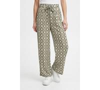 Schlupfhose ONLY "ONLSILVA LOOSE PANTS WVN NOOS", Damen, Gr. S (36), N-Gr, kalamata aop:grün allisa graphic, Web, Obermaterial: 100% Viskose, bedruckt, regular fit lang, Hosen Schlupfhose, Viskose, re
