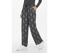 Schlupfhose ONLY "ONLSILVA LOOSE PANTS WVN NOOS", Damen, Gr. S (36), N-Gr, total eclipse aop:felina simple ethnic, Web, Obermaterial: 100% Viskose, bedruckt, regular fit lang, Hosen Schlupfhose, Visko