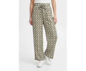 Schlupfhose ONLY "ONLSILVA LOOSE PANTS WVN NOOS", Damen, Gr. XS (34), N-Gr, kalamata aop:grün allisa graphic, Web, Obermaterial: 100% Viskose, bedruckt, regular fit lang, Hosen Schlupfhose, Viskose, r
