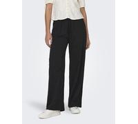 Schlupfhose ONLY "ONLTIZANA COTTON LOOSE PANTS WVN NOOS", Damen, Gr. M (38), N-Gr, schwarz, Web, Obermaterial: 100% Baumwolle, unifarben, regular fit knöchellang, Hosen Schlupfhose, Sommerhose (131700