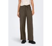 Schlupfhose ONLY "ONLTIZANA COTTON LOOSE PANTS WVN NOOS", Damen, Gr. S (36), N-Gr, braun (chocolate martini), Web, Obermaterial: 100% Baumwolle, unifarben, regular fit knöchellang, Hosen Schlupfhose (