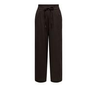 Schlupfhose ONLY "ONLTIZANA COTTON LOOSE PANTS WVN NOOS", Damen, Gr. XL (42), N-Gr, braun (chocolate torte), Web, Obermaterial: 100% Baumwolle, unifarben, regular fit knöchellang, Hosen Schlupfhose (9
