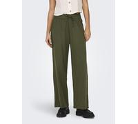 Schlupfhose ONLY "ONLTIZANA COTTON LOOSE PANTS WVN NOOS", Damen, Gr. XL (42), N-Gr, grün (grape leaf), Web, Obermaterial: 100% Baumwolle, unifarben, regular fit knöchellang, Hosen Schlupfhose, Sommerh