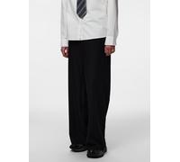Schlupfhose PIECES "PCBOSELLA HW WIDE PANTS NOOS BC", Damen, Gr. XXL (44), N-Gr, schwarz, Web, Obermaterial: 79% Polyester, 16% Viskose, 5% Elasthan, unifarben, lang, Hosen Schlupfhose, Materialmix, H