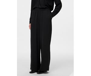 Schlupfhose PIECES "PCTIFFANY HW WIDE PANTS WVN NOOS BC", Damen, Gr. L (40), N-Gr, schwarz, Web, Obermaterial: 100% Polyester, unifarben, normal, Hosen Schlupfhose, Sommerhose (74973562-L) schwarz