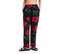 Schlupfhose QUIKSILVER "Lomas Hemp", Damen, Gr. M, schwarz street floral 64, Obermaterial: 55% Baumwolle, 45% Hanf., Hosen Schlupfhose (76740618-M) schwarz street floral 64