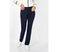 Schlupfhose RELAXED "My Darling Slim", Damen, Gr. 44, Lang, blau (navy 591), Web, Obermaterial: 69% Baumwolle CO. 29% Polyester PES. 2% Elasthan EL., unifarben, slim fit normal, Hosen Schlupfhose, mit
