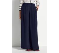 Schlupfhose RICHROYAL, Damen, Gr. 34, N-Gr, midnight blau, Web, Obermaterial: 100% Polyester, unifarben, regular fit lang, Hosen Schlupfhose, Regular fit mit elastischem Bund (79480106-34) midnight bl