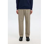 Selected 196 Robert String Straight Fit Hosen M Sand