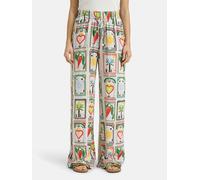 Schlupfhose SMITH & SOUL, Damen, Gr. L, Normalgrößen, bunt (chili print), Web, Material: 100% Viskose, bedruckt, regular fit lang, Hosen Schlupfhose, mit Elastikbund & seitlichen Taschen (67610144-L) 