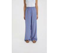 Schlupfhose SMITH & SOUL, Damen, Gr. M, Normalgrößen, indigo, Web, Material: 100% Viskose, bedruckt, regular fit lang, Hosen Schlupfhose, mit Elastikbund (10752613-M) indigo