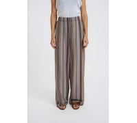 Schlupfhose SMITH & SOUL, Damen, Gr. XXL, Normalgrößen, bunt (schwarz chocolat), Web, Material: 94% Polyester, 6% Elasthan, gestreift, regular fit lang, Hosen Schlupfhose, mit weitem Bein (52086745-XX