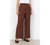 Schlupfhose SOYACONCEPT "SC-CHARISSA 3-C", Damen, Gr. S, N-Gr, rocky road, Web, Obermaterial: 100% Polyester, unifarben, lang, Hosen Schlupfhose (21331009-S) rocky road