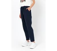 Schlupfhose SOYACONCEPT "SC-CISSIE 10-C", Damen, Gr. M, N-Gr, blau (navy), Web, Obermaterial: 100% Baumwolle, unifarben, knöchelfrei, Hosen Schlupfhose, leichte Sommerhose aus Baumwolle in Leinenoptik