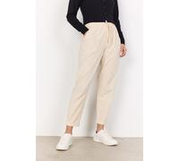 Schlupfhose SOYACONCEPT "SC-CISSIE 10-C", Damen, Gr. S (36), N-Gr, beige (sand), Web, Obermaterial: 100% Baumwolle, unifarben, knöchelfrei, Hosen Schlupfhose, leichte Sommerhose aus Baumwolle in Leine