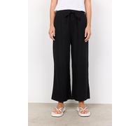 Schlupfhose SOYACONCEPT "SC-INA 12-C", Damen, Gr. L (40), N-Gr, schwarz, Web, Obermaterial: 55% Leinen, 45% Viskose, unifarben, knöchelfrei, Hosen Schlupfhose, Viskosemischung mit Leinen (50653154-L)