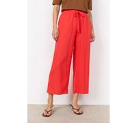 Schlupfhose SOYACONCEPT "SC-INA 12-C", Damen, Gr. S (36), N-Gr, bittersweet, Web, Obermaterial: 55% Leinen, 45% Viskose, unifarben, knöchelfrei, Hosen Schlupfhose, Viskosemischung mit Leinen (17057904