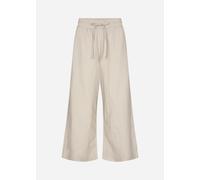 Soyaconcept Straight Leg Leinenhose mit Tunnelzug Modell 'Ina' in Sand, Größe XL