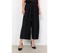 Schlupfhose SOYACONCEPT "SC-KIRIT 4", Damen, Gr. L, N-Gr, schwarz (9999 schwarz), Web, Obermaterial: 65% Polyester, 35% Viskose, unifarben, knöchelfrei, Hosen Schlupfhose, Sommerhose (21618431-L) 9999