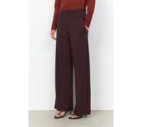 Schlupfhose SOYACONCEPT "SC-SIHAM 48", Damen, Gr. L, N-Gr, chocolate plum, Jersey, Obermaterial: 95% Polyester, 5% Elasthan, regular fit knöchellang, Hosen Schlupfhose, Materialmix (76722241-L) chocol