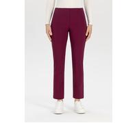Schlupfhose STEHMANN "Ina", Damen, Gr. 48, N-Gr, beet rot, Web, Obermaterial: 76% Viskose, 21% Polyamid, 3% Elasthan, Basic, Basic schmal knöchellang, Hosen Schlupfhose, innen wärmend angeraut (669791