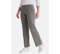 Schlupfhose STOOKER WOMEN "Mary Jersey Wide leg fit Jeans", Damen, Gr. 36, Länge 30, sand graphic, Jersey, 53% Polyester, 45% Viskose, 2% Elasthan, weit lang, Hosen Schlupfhose, Wide Leg Fit Casual Cl