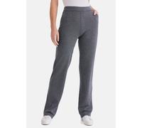 Schlupfhose STOOKER WOMEN "Mary Jersey Wide leg fit Jeans", Damen, Gr. 38, Länge 30, blau graphic, Jersey, 53% Polyester, 45% Viskose, 2% Elasthan, weit lang, Hosen Schlupfhose, Wide Leg Fit Casual Cl