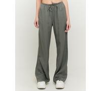 Schlupfhose TALLY WEIJL "SPAVIMELLY", Damen, Gr. 38, N-Gr, castor gray, Web, Obermaterial: 100% Lyocell, unifarben, weit lang, Hosen Schlupfhose, Viskose, weit (67741231-38) castor gray