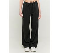 Schlupfhose TALLY WEIJL "SPAVIMELLY", Damen, Gr. 38, N-Gr, schwarz, Web, Obermaterial: 100% Lyocell, unifarben, weit lang, Hosen Schlupfhose, Viskose, weit (20162911-38) schwarz