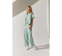 Schlupfhose THE FASHION PEOPLE, Damen, Gr. 38, Normalgrößen, grün, Obermaterial: 65% Lyocell, 35% Baumwolle., unifarben, Hosen Schlupfhose (58233705-38) grün